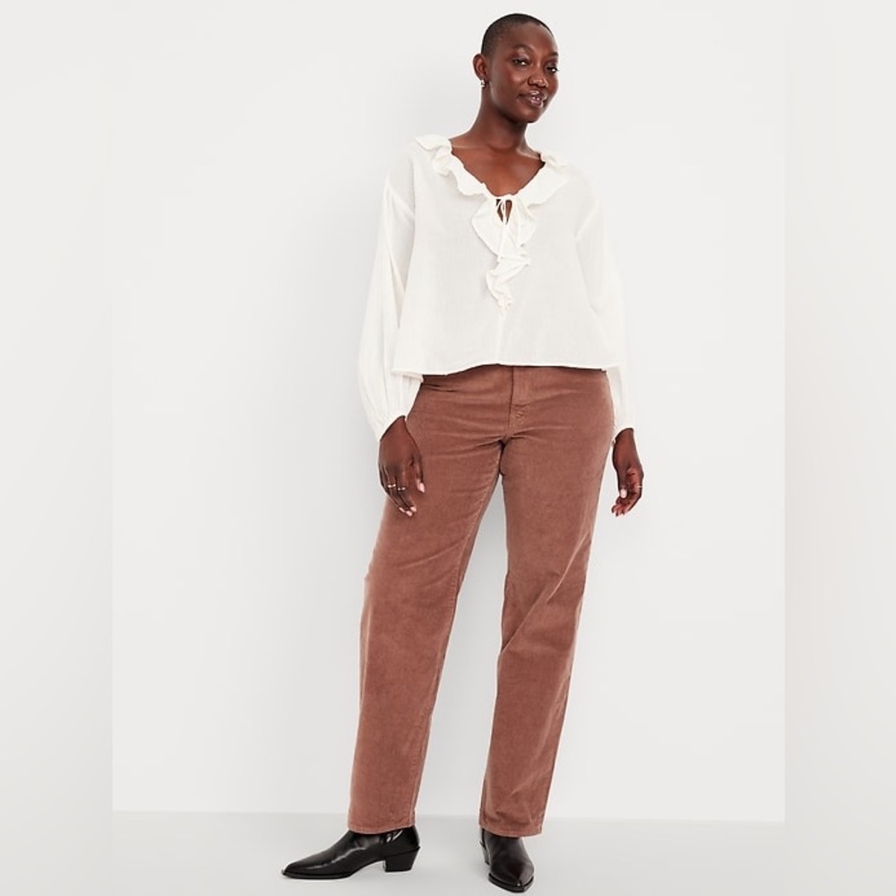 Old Navy High-Waisted OG Loose Corduroy Pants